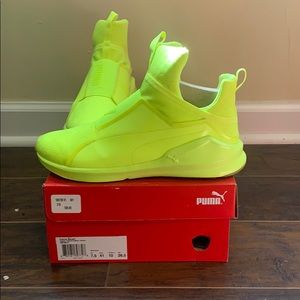 Fierce Bright Puma safety yellow women’s 10